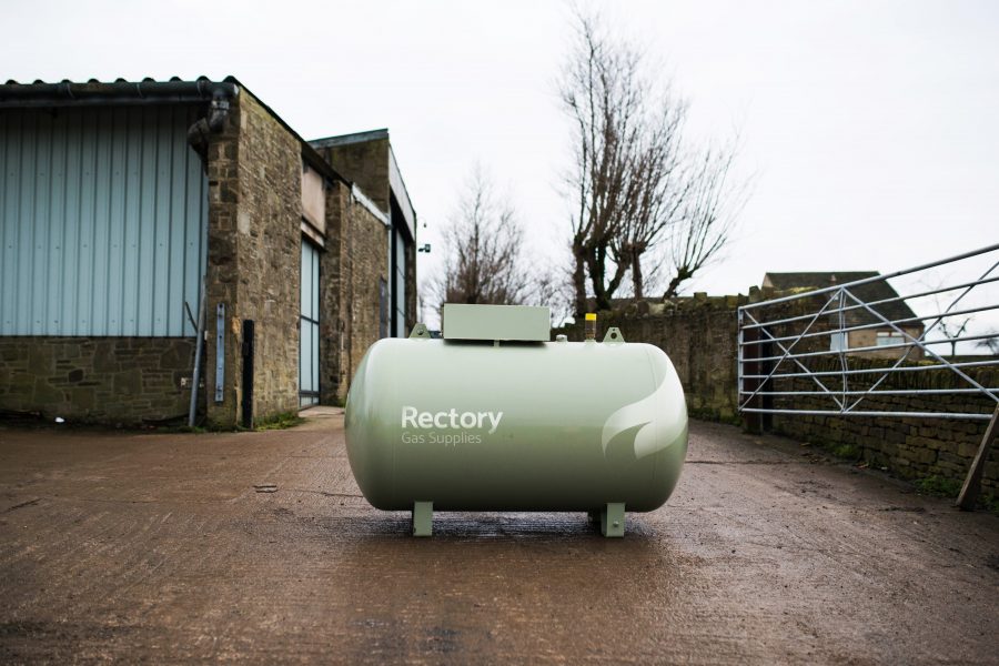 600kg aboveground bulk LPG tank Rectory Gas Supplies